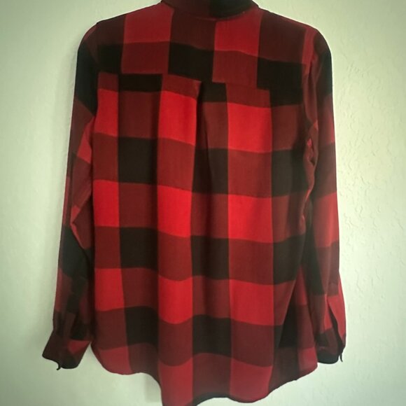 Plaid Red Shirt Size Small - Picture 3 of 5